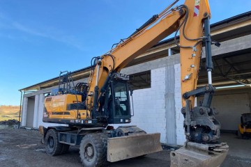 Koparka kołowa Hyundai HW180 z głowicą SMP